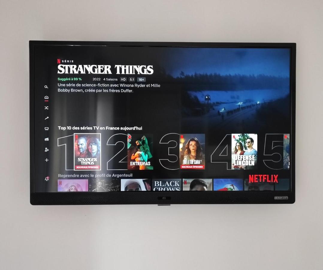 阿让特伊Chic Et Moderne+Wifi+Netflix公寓 外观 照片